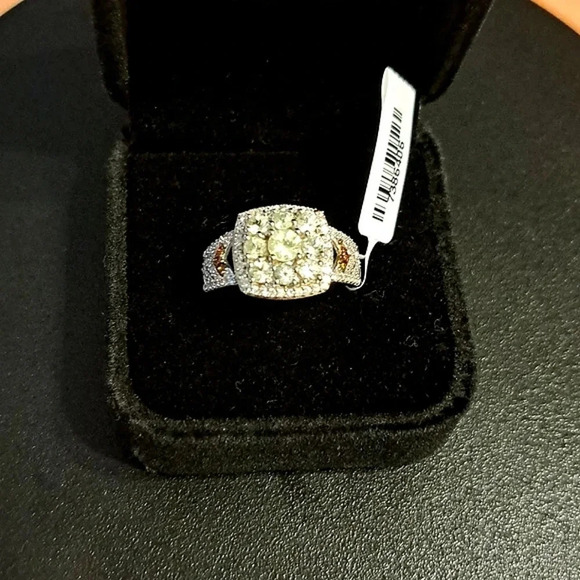 *RARE* Chrysoberyl & Natural White Zircon, Brown Zircon Ring - Picture 5 of 7